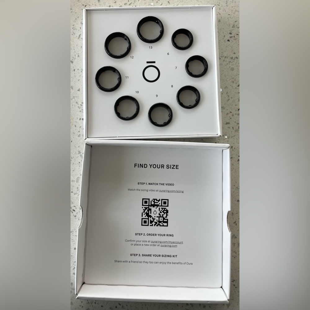 Oura ring sizing kit